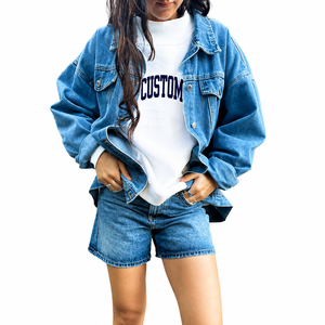 เสื้อสเวตเชิ้ตผู้หญิงคอเต่า แขนยาว ผ้าฟลีซ หนานุ่ม อุ่นสบาย ระบายอากาศได้ดี ผลิตจากโพลีเอสเตอร์/คอตตอน ทรงหลวมไหล่ตก ขายดี - Product Image 5