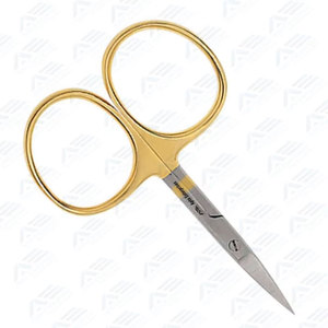 Ciseaux professionnels pour la pêche à la mouche, 3,5 pouces, demi-or, acier inoxydable, lame tranchante, ciseaux de précision pour la pêche à la mouche - Product Image 3