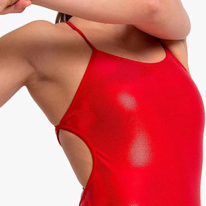 Nouvelle tenue de bain sexy personnalisée sans couture, design asymétrique à une épaule, vêtements de plage pour femmes, matière extensible côtelée - Product Image 4