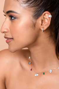 Pendientes de Diamantes para Oreja, Delicados, Minimalistas, de Lujo, para Cartílago y Hélix, Joyería al por Mayor, Oro Sólido de 14k, Precio de Fábrica - Product Image 4