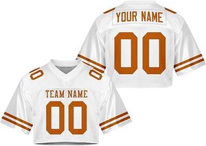 SILKZON INDUSTRY Hauts courts en jersey vintage à col en V pour femmes, en maille respirante, imprimés par sublimation, 100 % polyester, vente en gros - Product Image 4