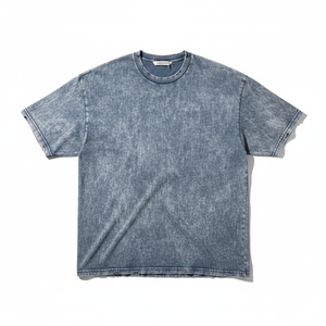 Camisetas de Alta Calidad con Diseño Personalizado, 100% Algodón, Lavadas con Ácido, Transpirables, de Manga Corta, para Venta en Línea a Bajo Precio - Product Image 1