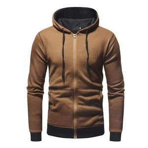 Sweat-shirts à fermeture éclair pour hommes sur mesure, respirants, légers et à séchage rapide, nouveau style, vente en gros - Product Image 1