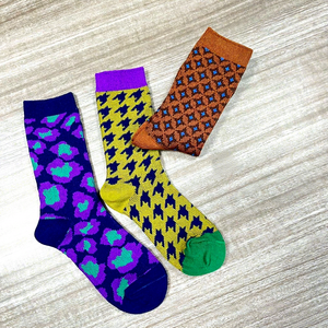 Wholesale Cute Soft Cotton Cozy <b>Womens</b> Striped Crew <b>Socks</b> for <b>Women</b> - Product Image 5
