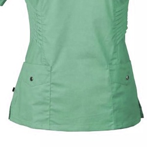 High Quality V Neck Hospital <b>Scrub</b> <b>Sets</b> Women Cotton Polyester Spandex Soft Stretchy Fabric Custom logo Summer Use <b>Scrub</b> <b>Sets</b> - Product Image 2
