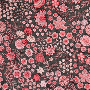 Tissu en coton brodé occultant léger et ignifuge de luxe pour robes de mariée, robes de soirée, sacs, housses OEM ODM - Product Image 3
