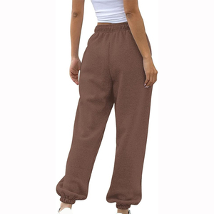 Women's High Quality Super Comfortable Flare Sweat Pants Elastic Waist Streetwear Summer Jogger <b>Drawstring</b> Wide Leg Breathable - Product Image 6