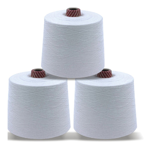 Fil de coton 100% recyclé, anti-bactérien, de qualité supérieure, lisse et résistant, pour le tissage, Indias Premium NE 20s/1, filé à anneaux - Product Image 1