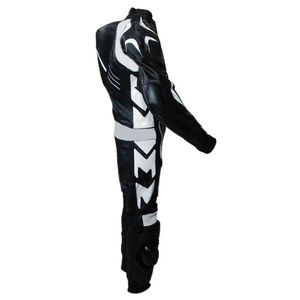 Combinaison de moto en cuir unisexe de haute qualité, respirante, hiver, manches longues, équipement de moto personnalisable, tenue de course deux pièces - Product Image 4