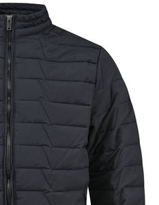 Veste d'hiver décontractée pour homme de haute qualité, légère, à capuche, noire, matelassée, imperméable, respirante, avec fermeture éclair en velours - Product Image 3