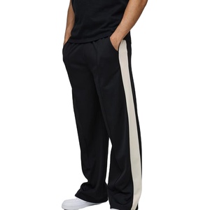 Luxury <b>Men</b> <b>Trouser</b> with Logo Design Straight <b>Baggy</b> <b>Trouser</b> Oversized OEM Service Clothing Manufacturer - Product Image 1