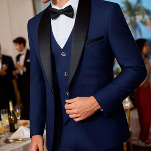 Trajes de Esmoquin para Hombre de Alta Calidad, Conjunto de Traje Formal, Corte Clásico, Diseño Elegante, Precio al por Mayor, Talla y Color Personalizables - Product Image 4