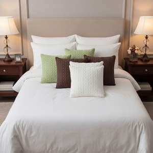 Ensemble de housses de coussin en tricot torsadé SOGA 45 cm, 6 pièces, luxe pur, décoratives et élégantes - Product Image 4