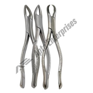 Apto Enterprises - Juego de 3 Pinzas de Extracción Dental Manuales de Alta Resistencia, Juego Básico de Cirugía Dental, Acero Inoxidable Profesional - Product Image 3