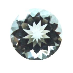Piedra preciosa suelta de forma brillante redonda de calidad superior Original 100% aguamarina natural corte facetado piedra suelta precio por quilate - Product Image 1