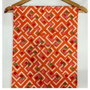 Tela de Algodón Cambray Estampada a Bloques 60x60, Tela de Algodón con Estampado Tradicional Jaipuri - Product Image 6