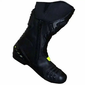 High Quality Custom Made Waterproof Ankle Motorcycle Racing <b>Boots</b> Leather Summer Winter Unisex - Product Image 3