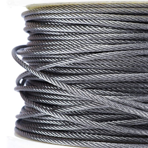 Venta Directa de Fábrica: Cable de Acero Inoxidable 304/316 Galvanizado 6x19, Acabado Brillante, Estándar ASTM, en Bobina de Madera, Corte a Medida - Product Image 2