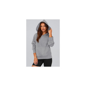 Sweat-shirt à capuche oversize pour femme, en molleton, décontracté, coupe ample, manches longues, streetwear - Product Image 2