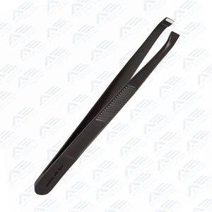 Pinzas de Depilación de Acero Inoxidable con Punta Fina para Cejas y Vello Facial, Instrumento de Belleza Ergonómico Antiestático - Product Image 4