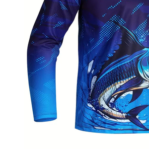 Nouveau T-shirt de pêche léger à manches longues pour homme, personnalisé par sublimation, respirant, UPF 50+, séchage rapide, le plus vendu 2026 - Product Image 6