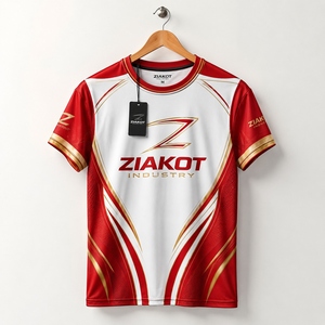เสื้อยืด ZIAKOT รุ่นใหม่ ออกแบบเองสำหรับผู้ชาย สีดำลายธงชาติอเมริกา-สีเขียวอมฟ้า สำหรับออกกำลังกาย - Product Image 3