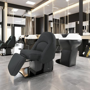 AIRAPHA, cama de champú ajustable eléctrica, equipo de lavado de cabello de diseño moderno de alta calidad para salones, Material metálico - Product Image 1