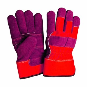 Guantes de Trabajo de Cuero Vacuno de Primera Calidad, con Palma Reforzada, Suaves y Cómodos, Resistentes, para Construcción - Product Image 6