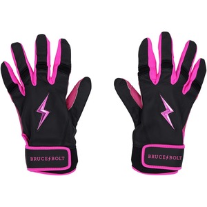 Custom Logo Baseball/Softball Batting Gloves High Quality Leather <b>Hook</b> & Loop Closure Quick-Dry Breathable Durable Left-Handed - Product Image 1