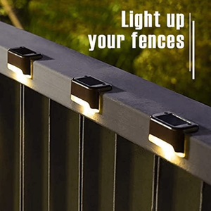 Paquete de 32 Luces Solares LED para Terraza, Impermeables, de Amplio Uso para Escaleras Exteriores, Barandillas, Patio, Encendido/Apagado Automático, Fáciles de Instalar - Product Image 6