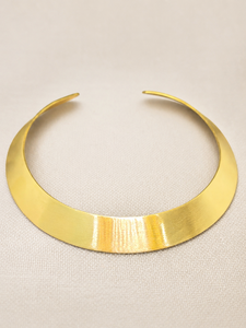Handmade Brass Hasli <b>Necklace</b> | Solid Brass Collar <b>Necklace</b> | Traditional Statement Jewelry | OEM & ODM Jewelry Manufa - Product Image 1