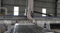 Router CNC M-shine MS90-2040 con Cabezal Oscilante para Cortar y Tallar MDF Sólido