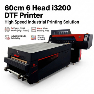 Impresora DTF Profesional de 60 cm y 6 Cabezales I3200, Máquina de Impresión Digital DTF de 9 Colores de Alta Velocidad para Impresión Personalizada de Camisetas - Product Image 1