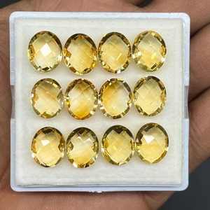 ซิทรินธรรมชาติ 11x9 มม. รูปไข่ทรงบริโอเล็ต ตัดแบบหลวม ไม่ผ่านการบำบัด อัญมณีซิทรินแท้ คุณภาพพรีเมียม อัญมณีธรรมชาติแบบหลวม - Product Image 4