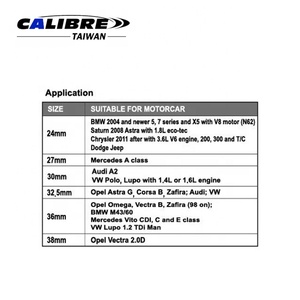 TAIWAN CALIBR 6pc 1/2" Dr. 24-38mm Aluminum Low <b>Profile</b> Oil Filter Cap Socket Wrench Set - Product Image 6