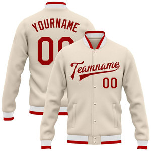 Chaqueta de Hombre de Algodón Bicolor Estilo Universitario, Relleno de Fibra de Poliéster Personalizado, Exterior de Lana y Poliéster, Grosor Estándar, Venta al Por Mayor OEM - Product Image 2