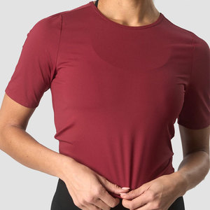 Camiseta Deportiva para Mujer, Diseño Personalizado, para Gimnasio y Entrenamiento al Aire Libre, Transpirable y que Absorbe la Humedad, para Verano - Product Image 4