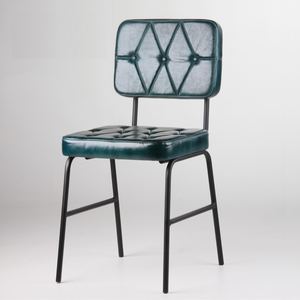 Tabouret de bar Curzon très demandé, siège rembourré noir avec base en métal vert foncé pour bar à domicile, prix de gros pour l'exportation - Product Image 1