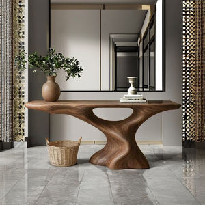 Mesa Consola Vintage, Mesa de Estilo Rústico con Tablero de Madera Maciza, Muebles Hechos a Mano, Mesa de Salón, Regalo de Inauguración - Product Image 3