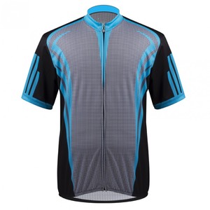 เสื้อเจอร์ซีย์ผู้ชายแบบซับลิเมชั่น แขนสั้น คอตั้ง ผ้าโพลีเอสเตอร์ ระบายเหงื่อได้ดี สีตัดต่อ ทรงพอดีตัว เหมาะสำหรับเล่นกีฬาฤดูร้อน รับผลิตแบบ OEM - Product Image 5