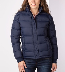 Women's Winter Warm Bubble Puffer <b>Jacket</b> Breathable Coats With Shiny Light Zipper Closure Printed Pattern Crop Style Women - Product Image 1