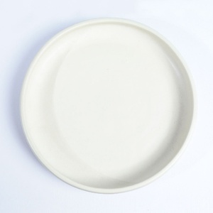 Assiette en céramique stoneware personnalisée de taille moyenne, design Japandi, faite à la main, passe au lave-vaisselle, qualité alimentaire, pour sushis, apéritifs, desserts - Product Image 1