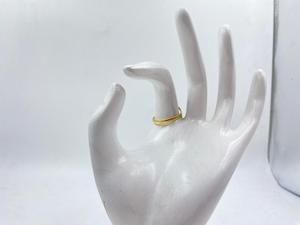 Anillo de racimo chapado en oro hecho a mano de metal de latón - Product Image 3