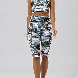 Leggings de Mujer Ajustados, Cintura Alta, Cómodos, Elásticos, para Yoga, Gimnasio, Correr, Ropa Casual, Flexible, para Todo el Día, Verano - Product Image 4