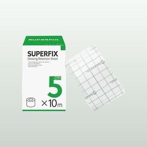 Fournitures hospitalières, pansement adhésif non tissé Superfix 5cm x 10m, ruban adhésif de fixation, pansement en gaze médicale - Product Image 6