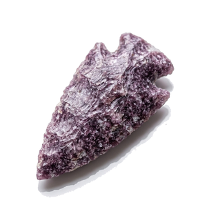 Puntas de flecha de piedra, cristal de lepidolita natural, puntas de flecha de jaspe elegante curativas, gemas, venta al por mayor de cristales - Product Image 6