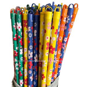 Herramientas de Limpieza para Exteriores Asiawood, Más Vendidas, Económicas, Recogedor de Polvo de PET con Diseño de FLOR, Palo de Mopa con Mango de Madera Recubierto de PVC - Product Image 5