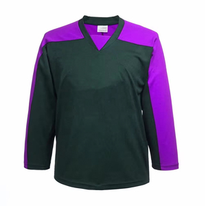 Nouveau Maillot de Hockey sur Glace 2026 en Twill Brodé 3D Unisexe, Faible MOQ, OEM, Qualité Supérieure, Personnalisable, en Coton/Fibre de Bambou Respirant - Product Image 6