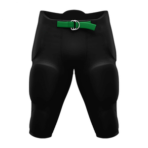 Mens <b>Padded</b> American Football Pants Belt Closure Fitted Athletic Practice Game Performance Sportswear Adult Football Apparel - Product Image 4