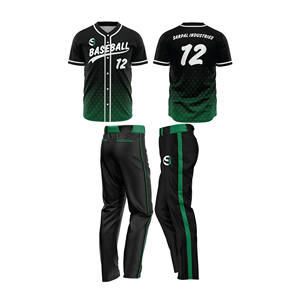 Uniforme de Béisbol Personalizado de Alta Calidad para Hombre, con Nombre de Equipo, Diseño Impreso en la Parte Delantera, Impresión Personalizada, Secado Rápido, Conjunto de Béisbol para Hombre - Product Image 1